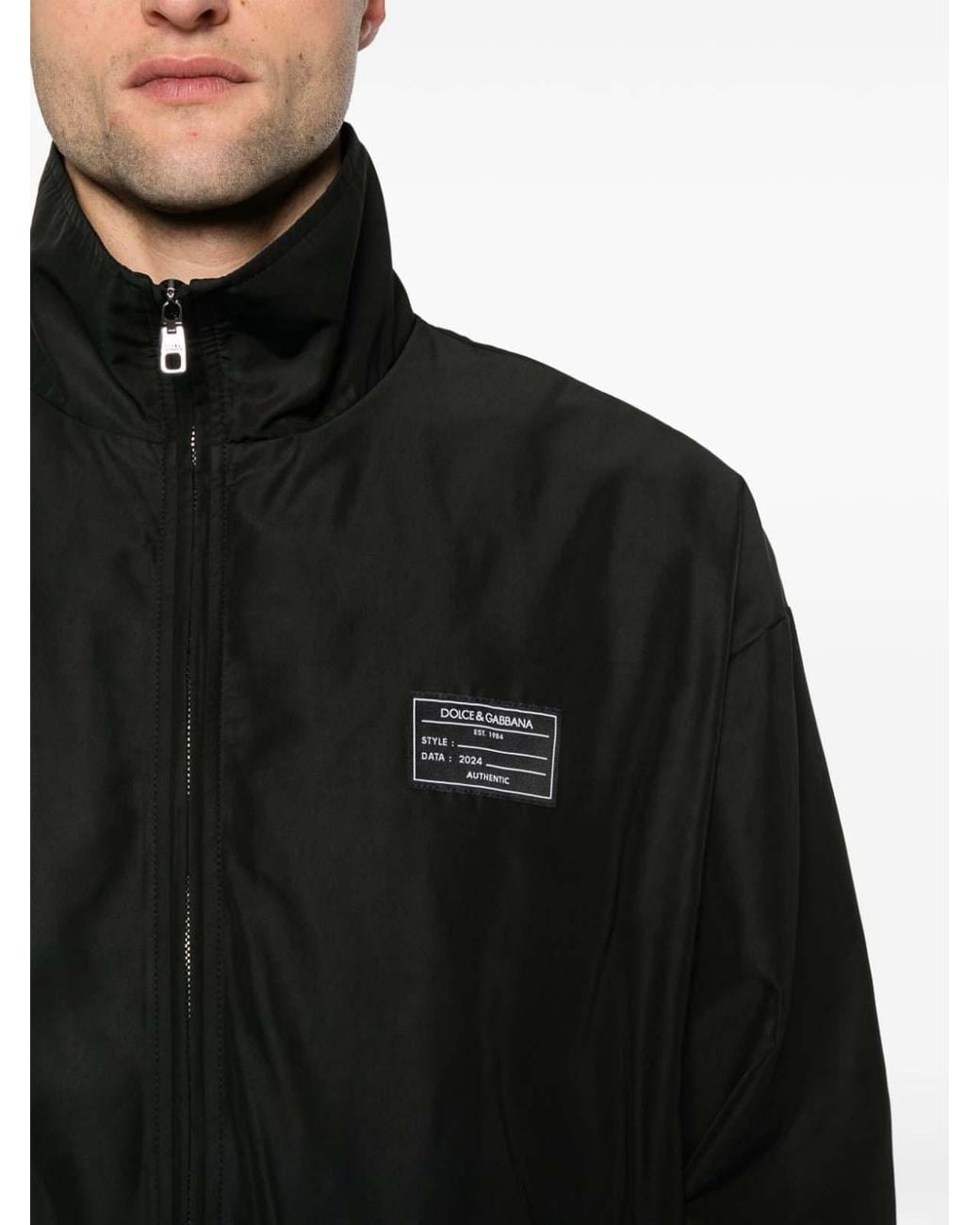 Dolce & Gabbana Black Casual Jacket for men