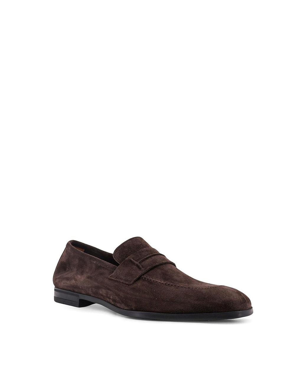 Tom Ford Brown Suede Moccasins for men