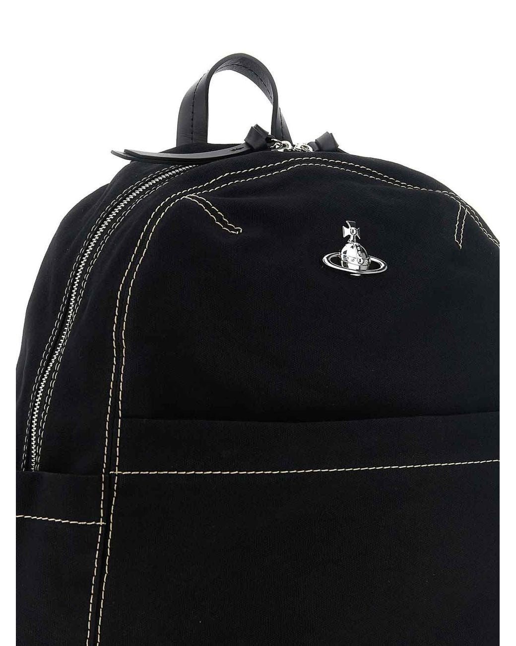 Vivienne Westwood Black Medium Backpack