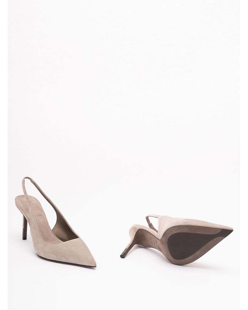 Brunello Cucinelli White Pumps