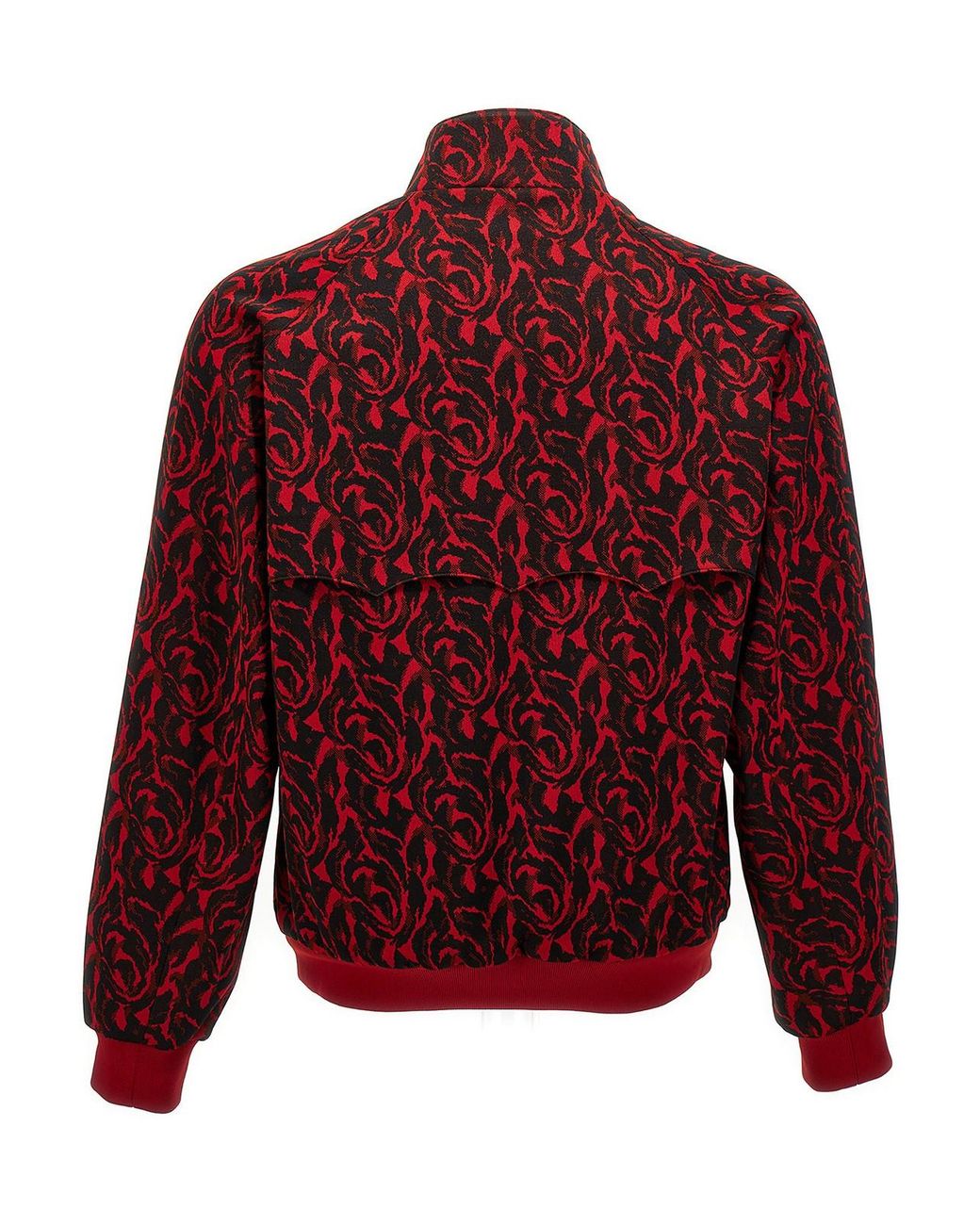 Baracuta Red 'Jacquard Needles' Bomber Jacket for men