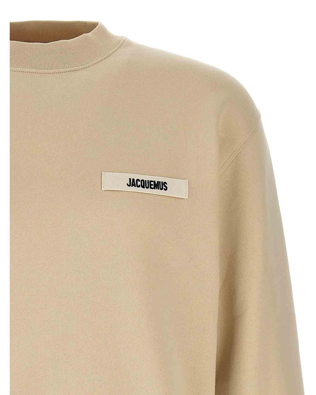 Jacquemus Natural Le Sweatshirt Gros Grain Sweatshirt for men