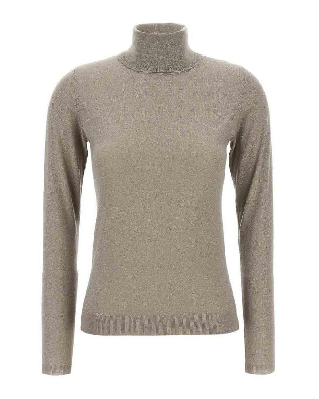 Brunello Cucinelli Gray Sparkling Cashmere