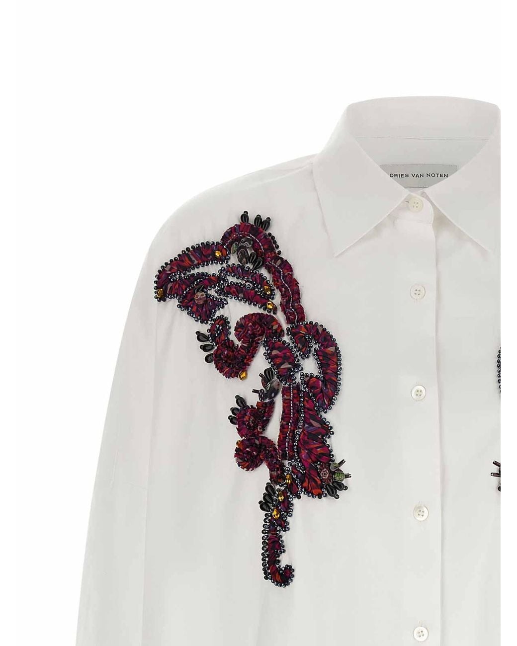 Dries Van Noten White Casia' Shirt