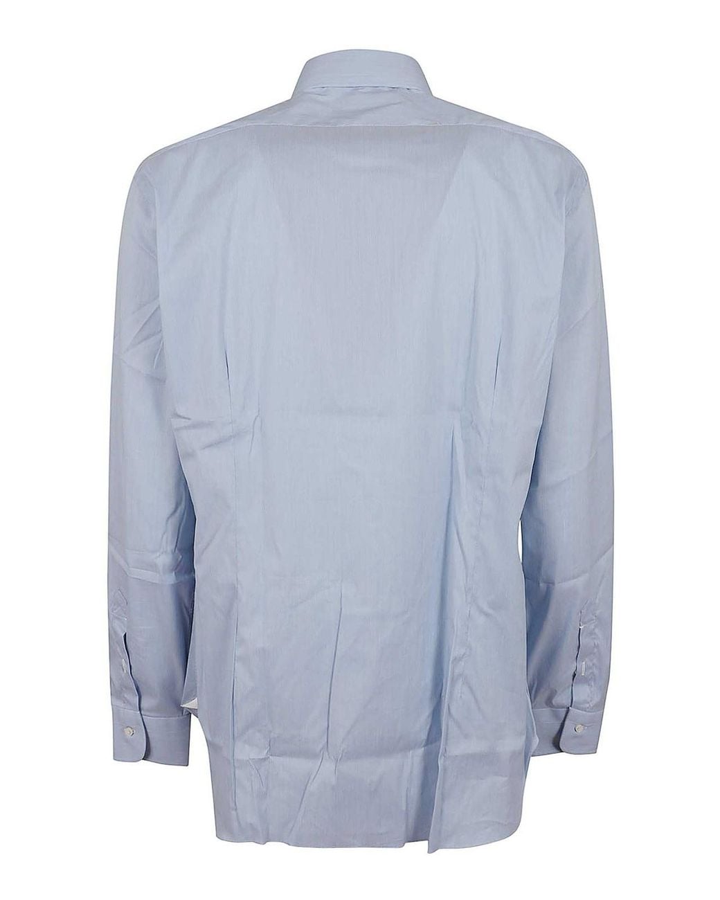 Barba Napoli Blue Neck Shirt for men