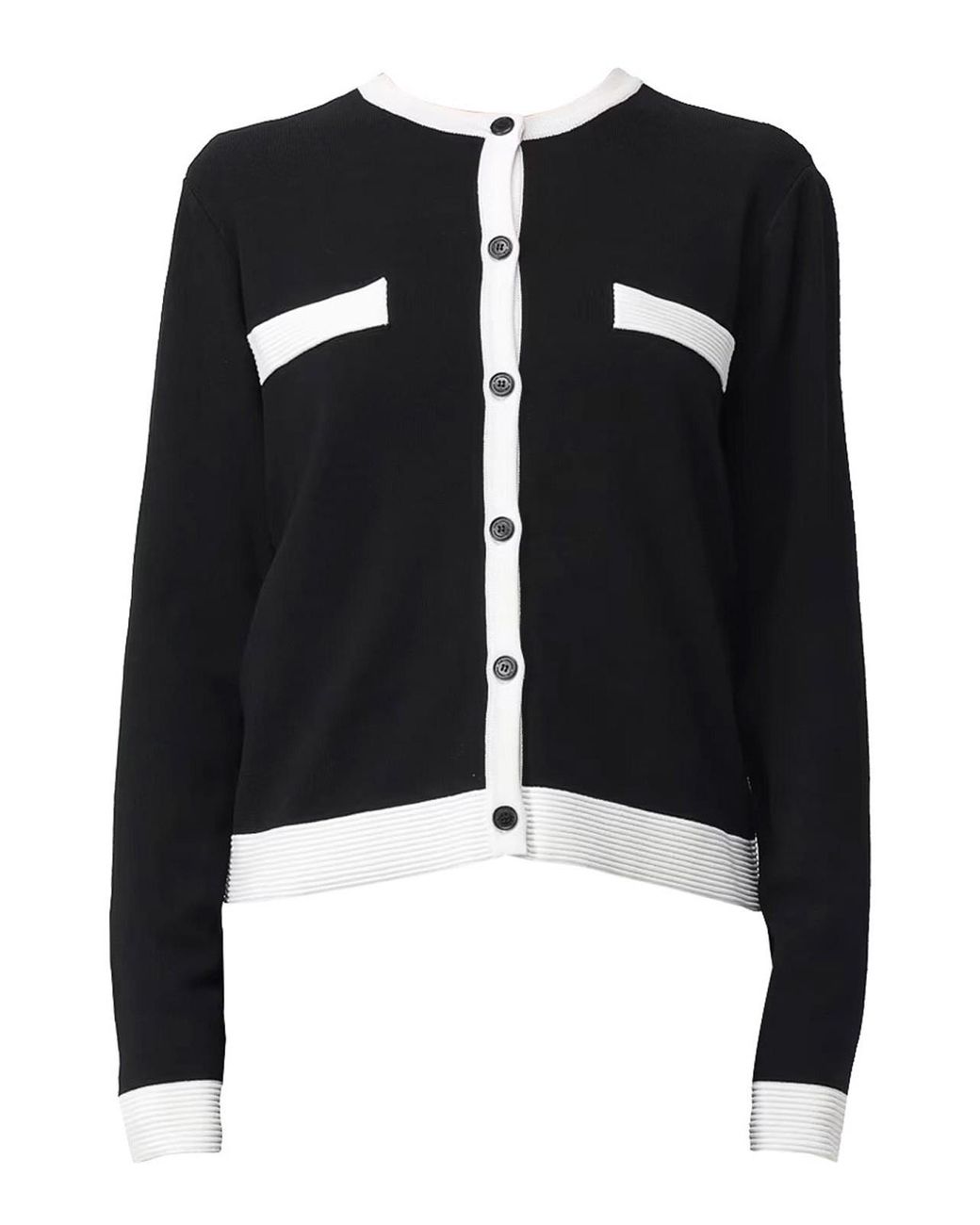 Karl Lagerfeld Black Classic Cardigan