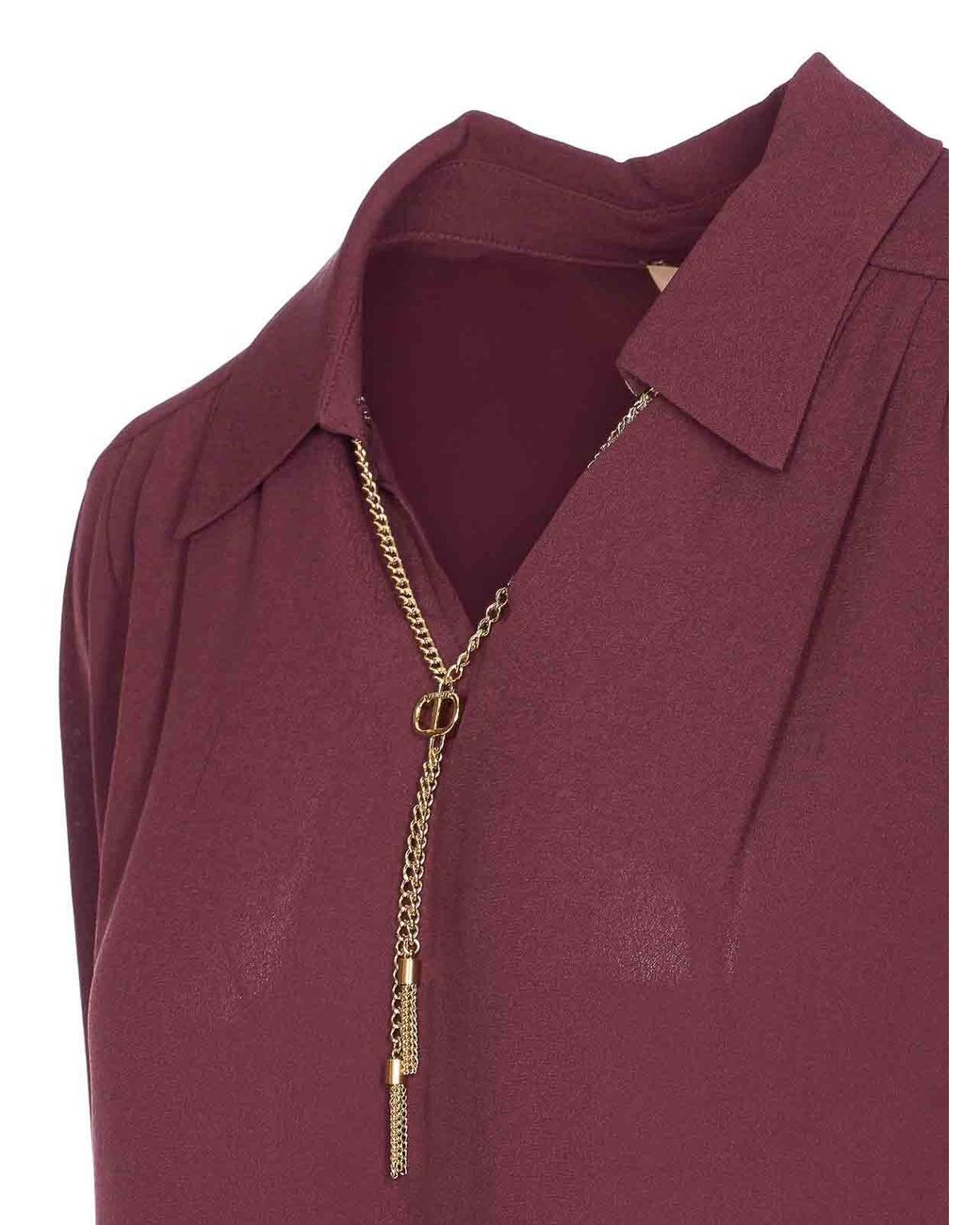 Twinset Purple Shirt