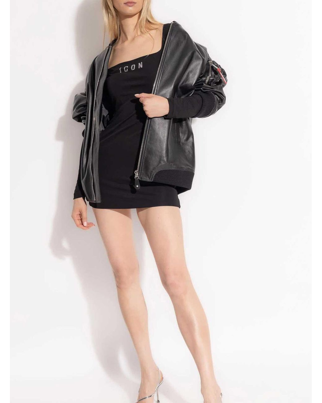 Robe Au Genou DSquared² en coloris Black