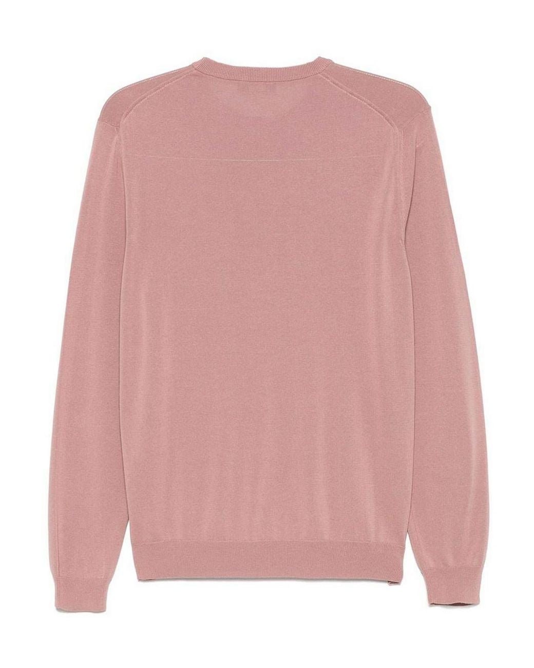 Zanone Pink Crewneck Sweater for men