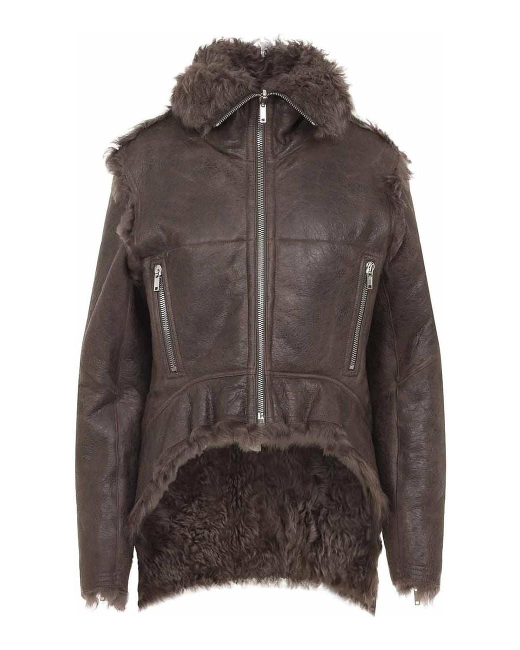 Rick Owens Brown Exploder Jacket