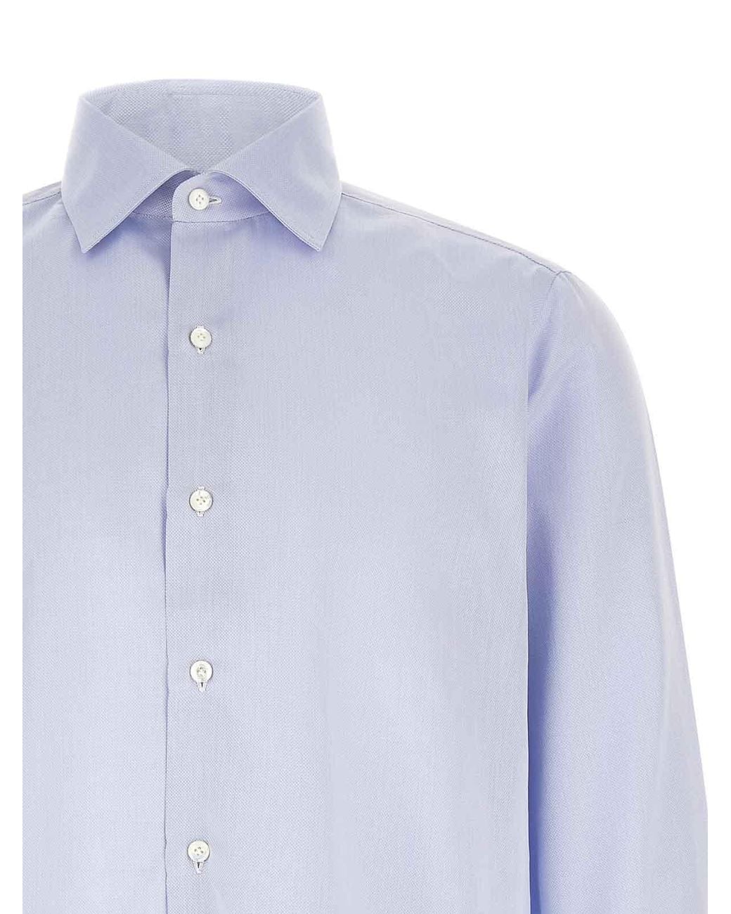 Finamore 1925 Blue Shirt for men