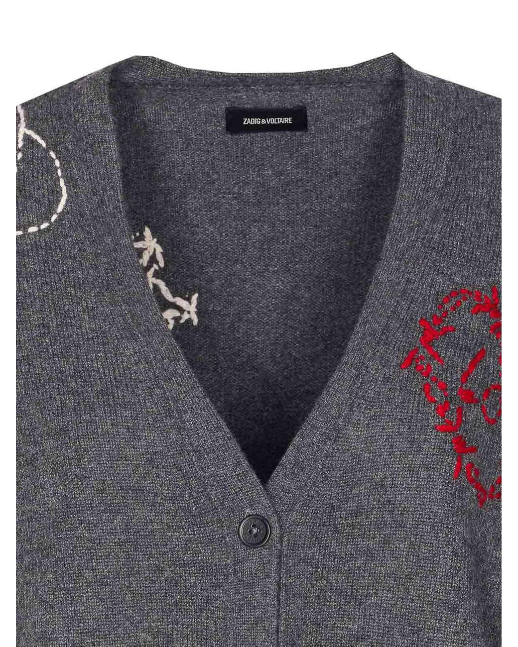 Zadig & Voltaire Gray Mirkaz Ws West Graph