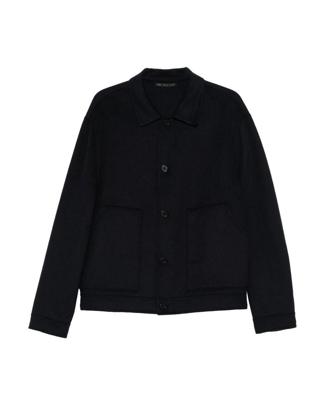 Low Brand Black Double Wool Jacket for men