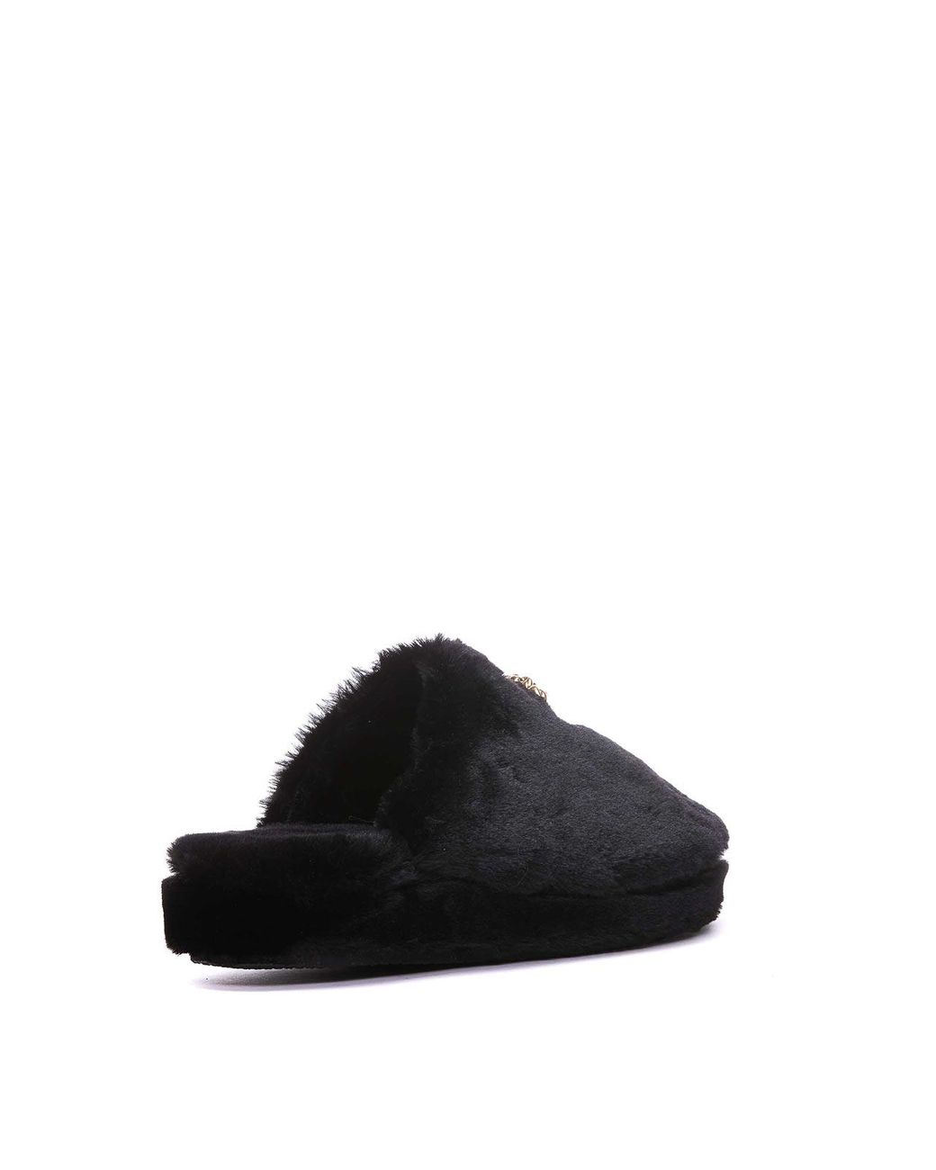 Versace Black Medusa Slippers for men