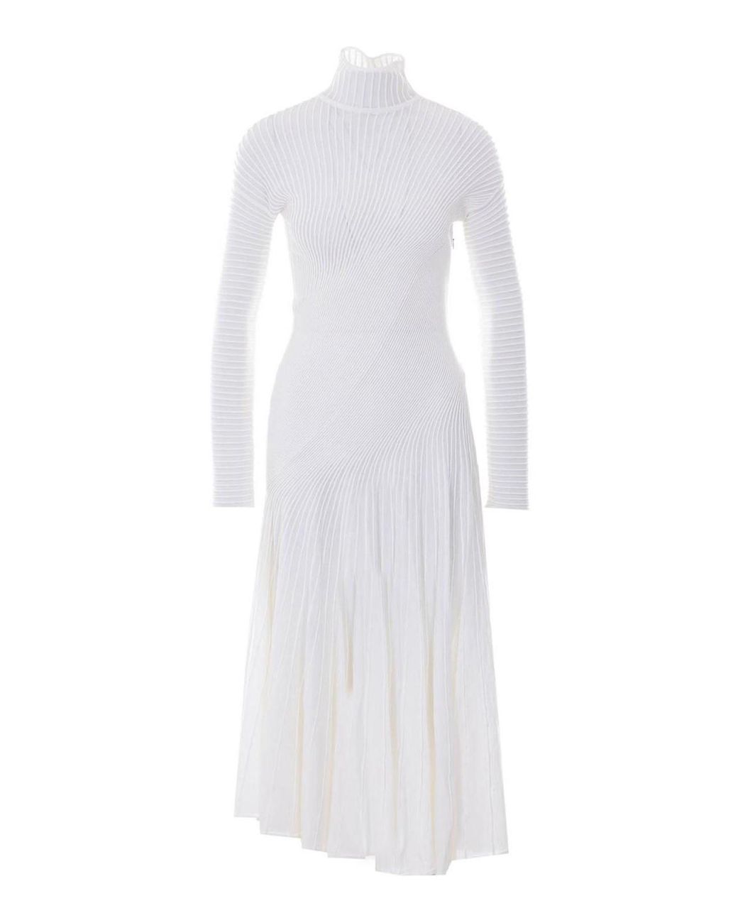 Alaïa White Alaia Twisted Dress