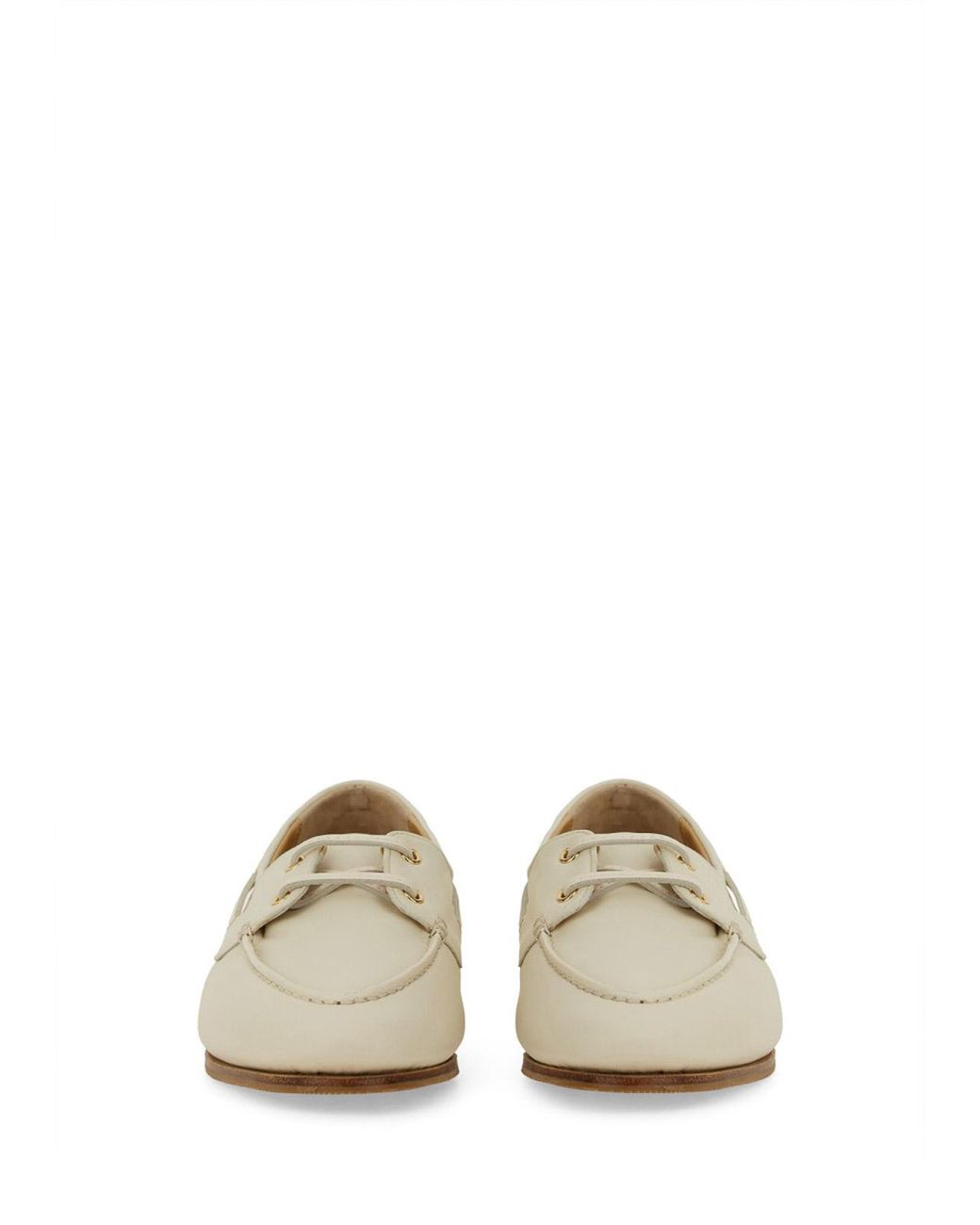 Bally White Moccasin Pathy