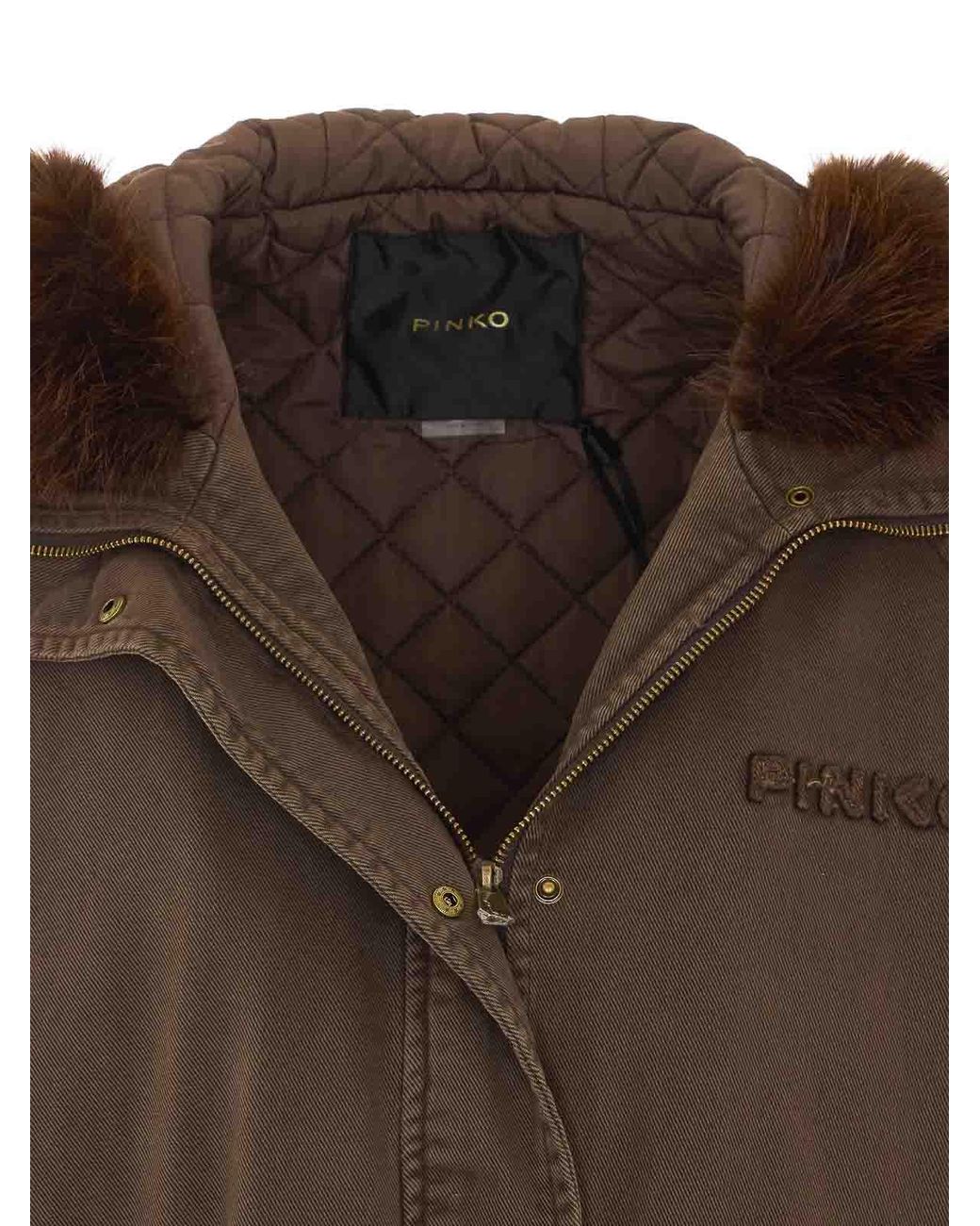 Pinko Brown Patria Parka