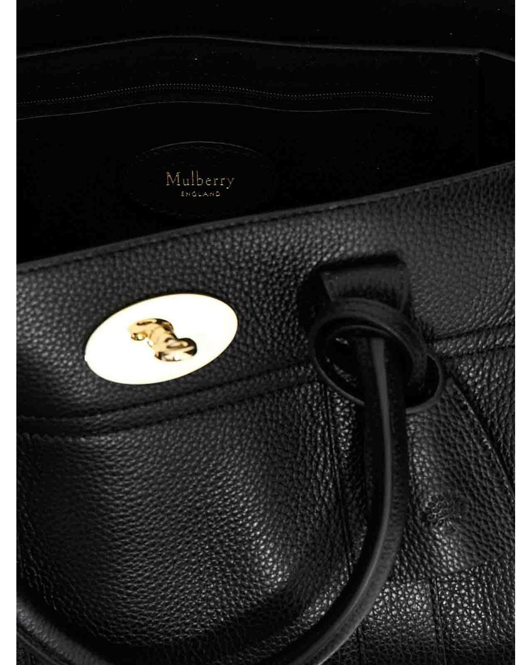 Mulberry Black Small Bayswater Satchel Handbag