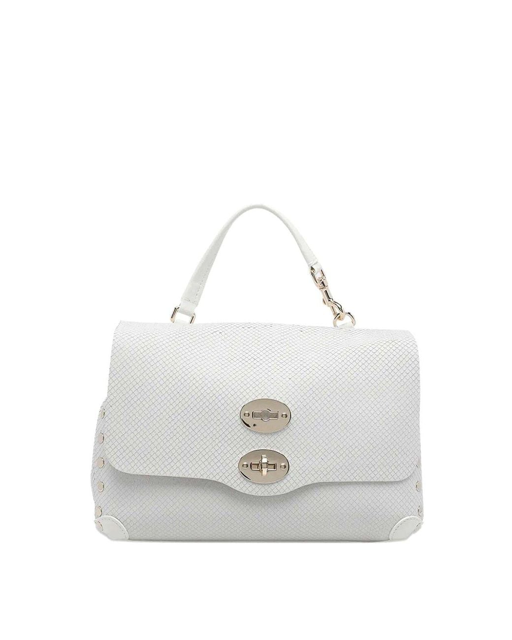 Zanellato White Postina Amoretto Small Messenger Bag
