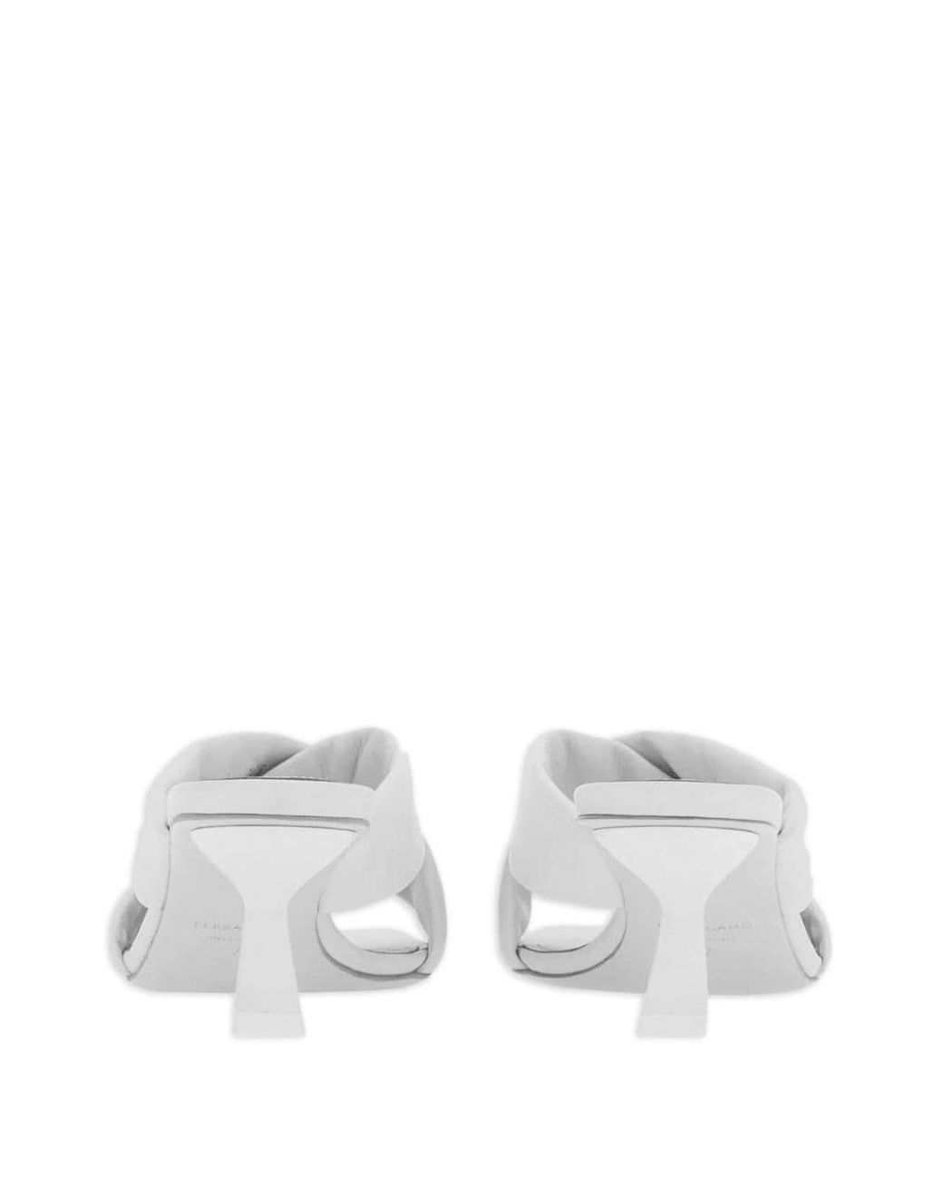 Ferragamo White Sandals