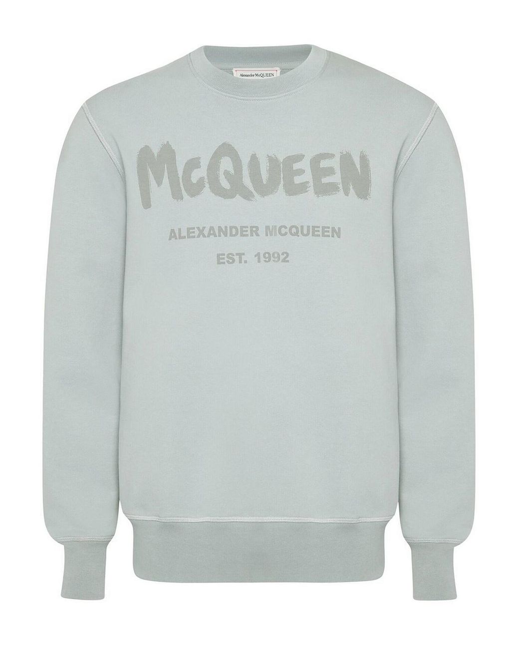 Alexander mcqueen sweatshirt grey shop