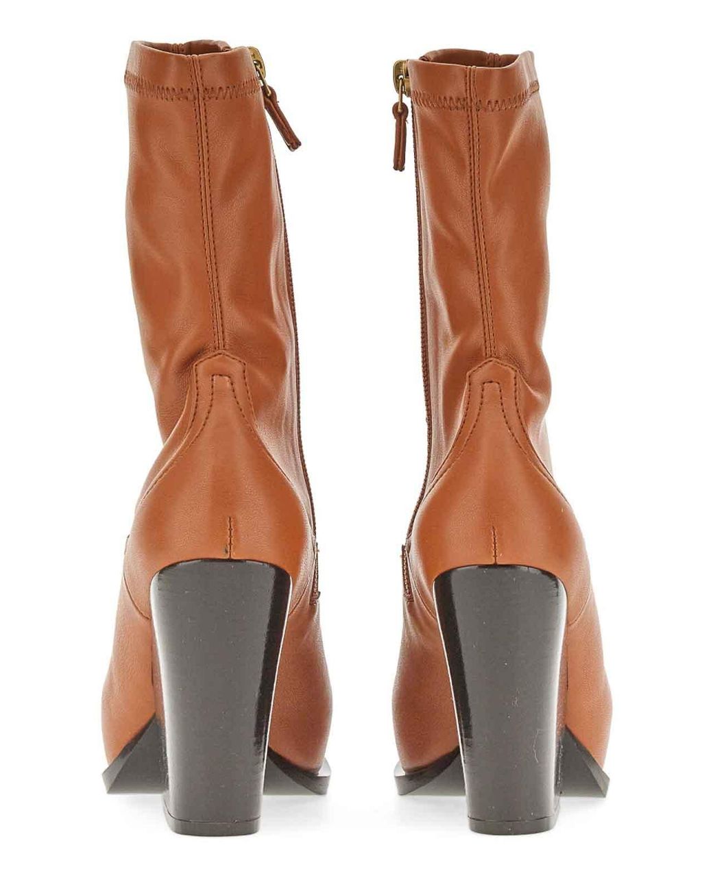 Stella McCartney Brown Cowboy Bootss