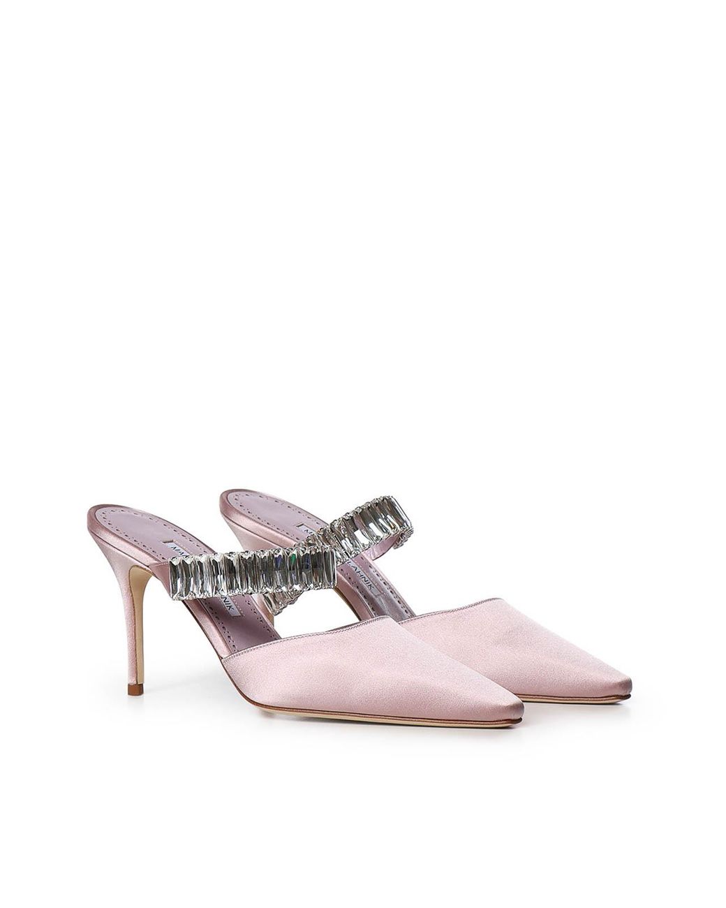 Manolo Blahnik Pink Mules