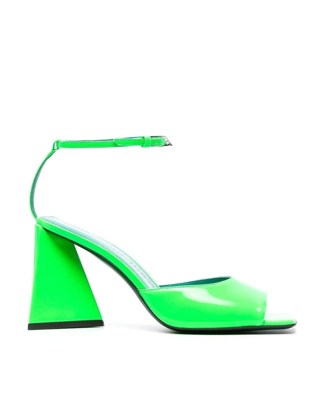 The Attico Green Sandals Shoes
