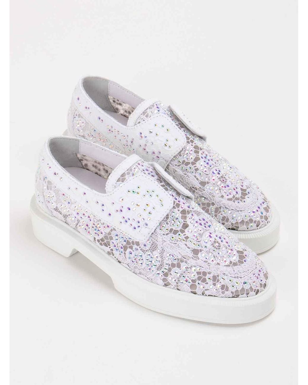 Le Silla White Loafer