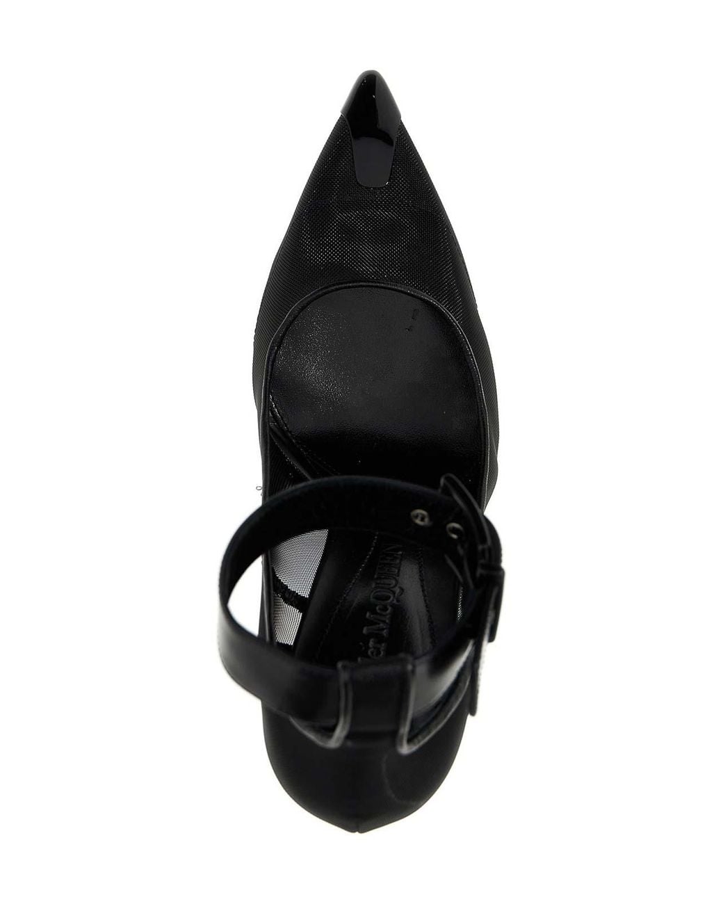 McQueen Black Punk Pumps