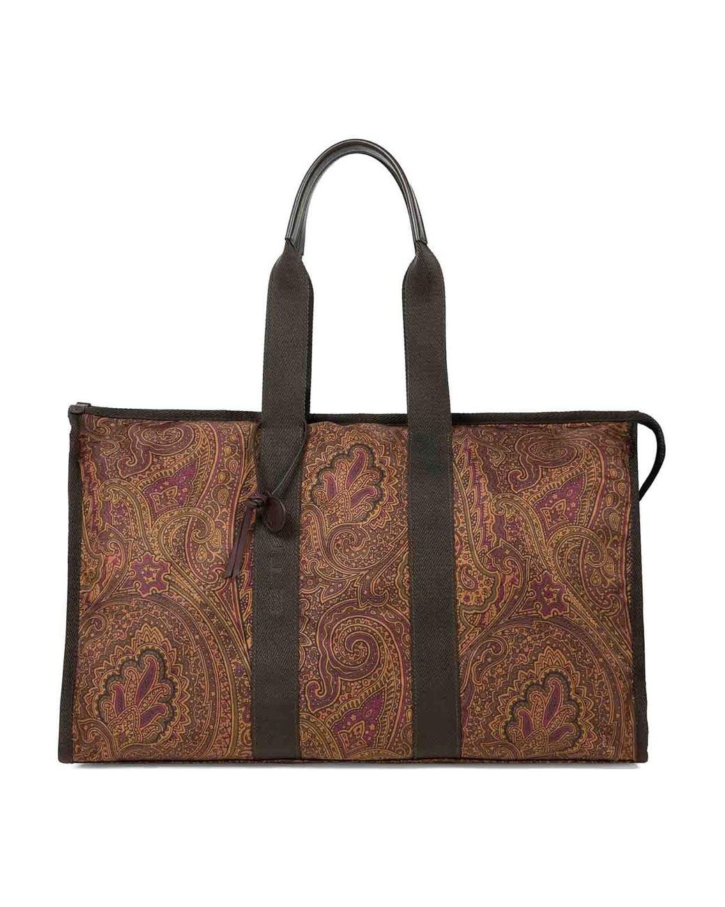Etro Brown Maxi Arnica Travel Bag for men