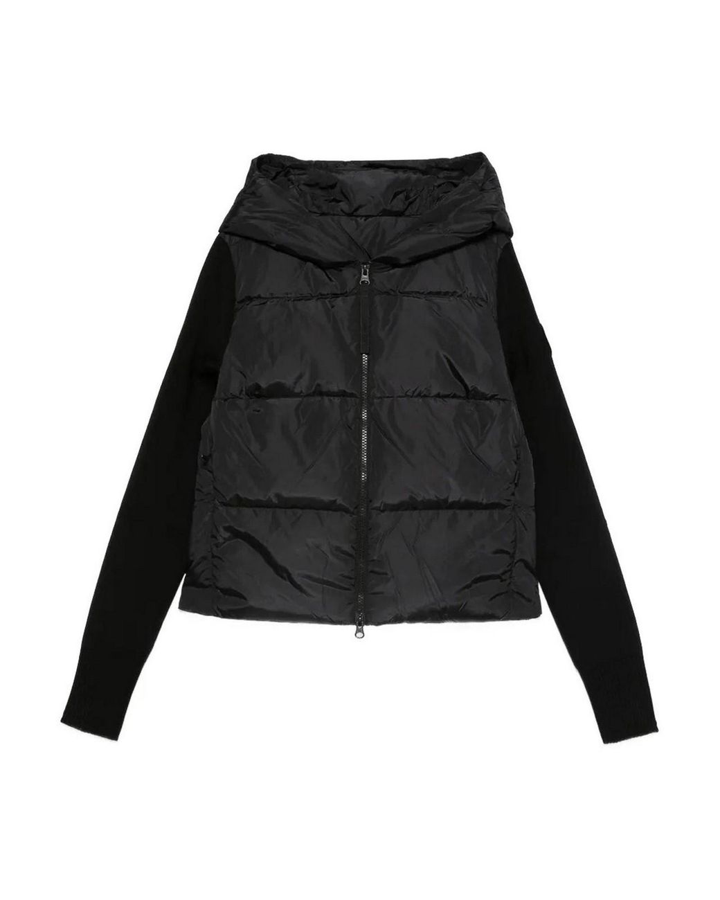 Canada Goose Black Hybridge Wide Quilt Knit Hoody