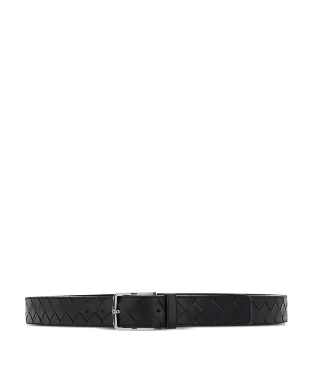 Bottega Veneta White Leather Belt for men