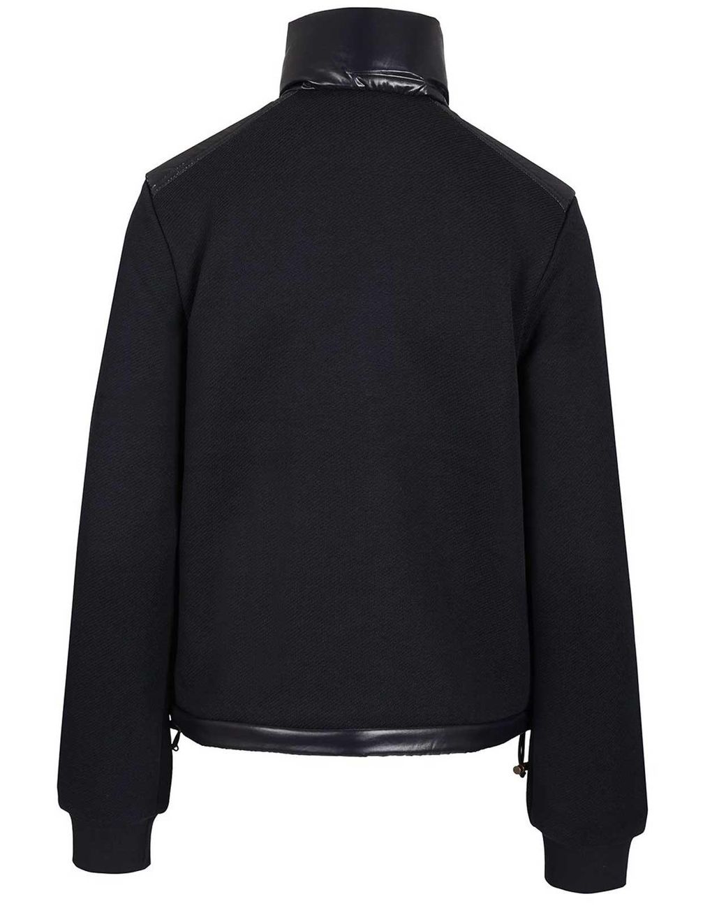 Moncler Black Zip-Up Sweatshirt