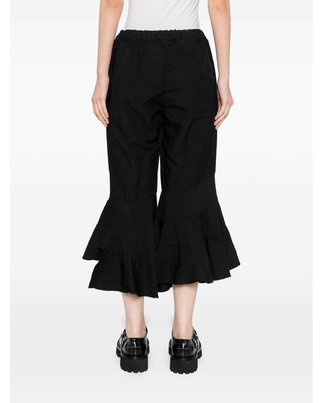 Comme des Garçons Black Cropped Trousers