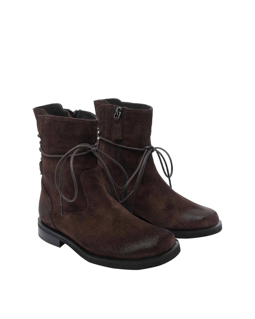 Poeve Brown Arlo Booties