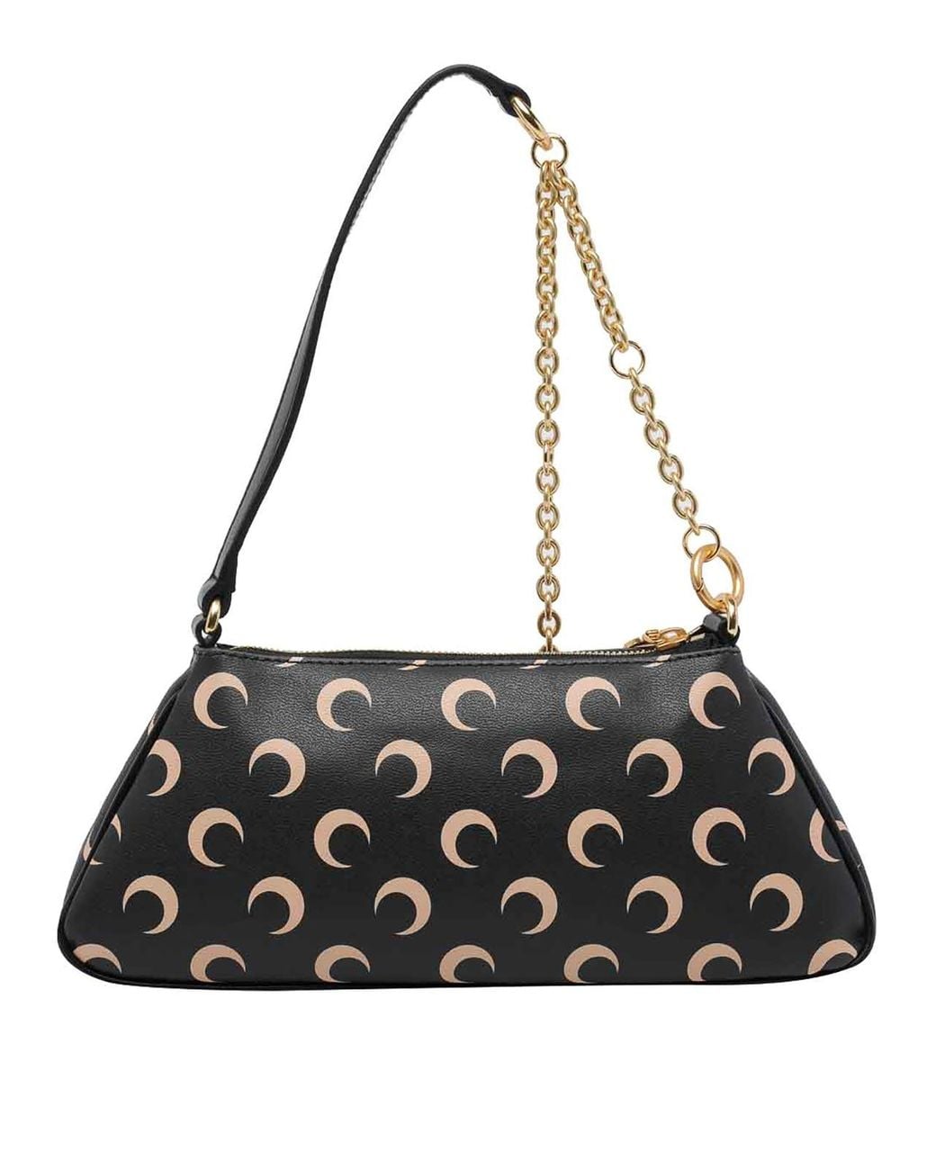 MARINE SERRE Black Moon Core Shoulder Bag