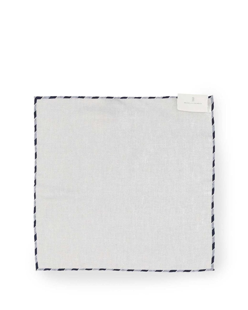 Brunello Cucinelli Blue Silk Clutch Bag for men
