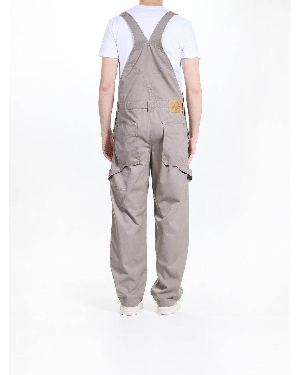 Moschino Gray Dungarees for men