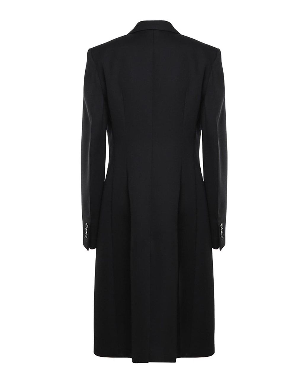 Bottega Veneta Black Compact Wool Coat
