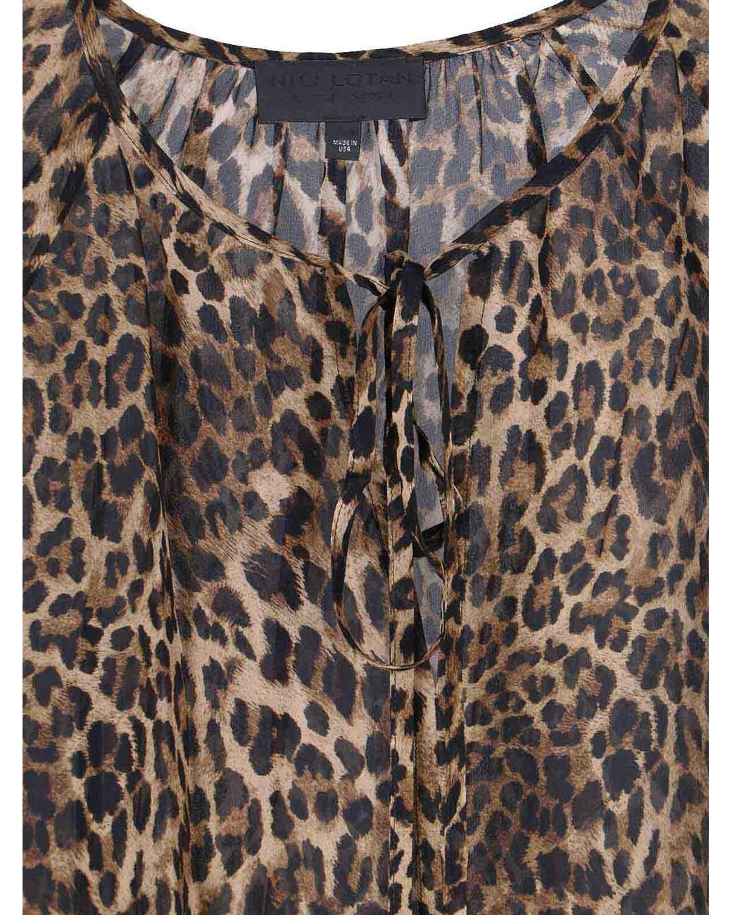 Nili Lotan Brown Shirt