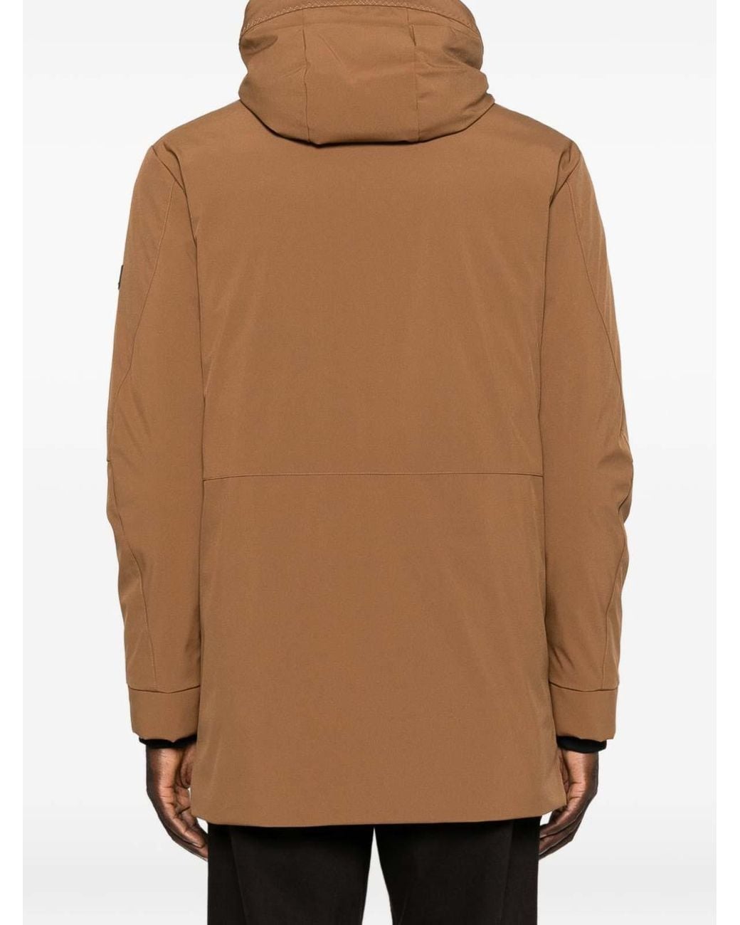 Peuterey Brown Technical Parka for men
