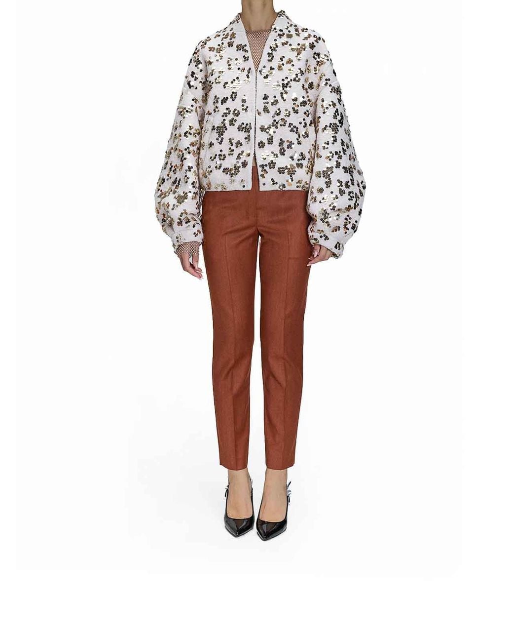 Chaqueta Bomber Genny de color White
