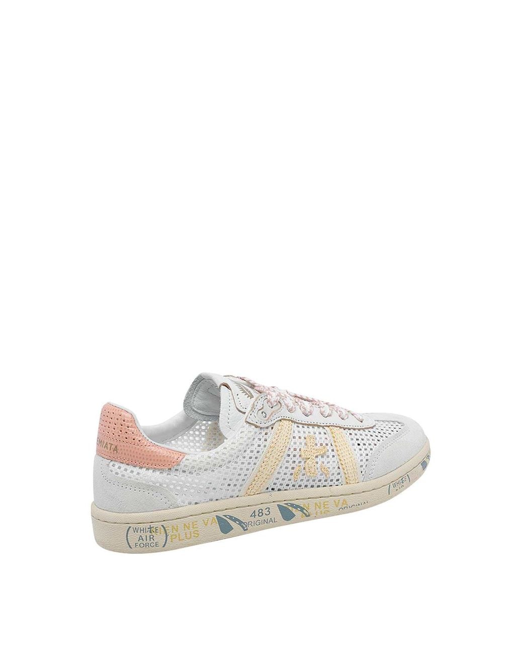 Premiata White Bonnied Sneakers