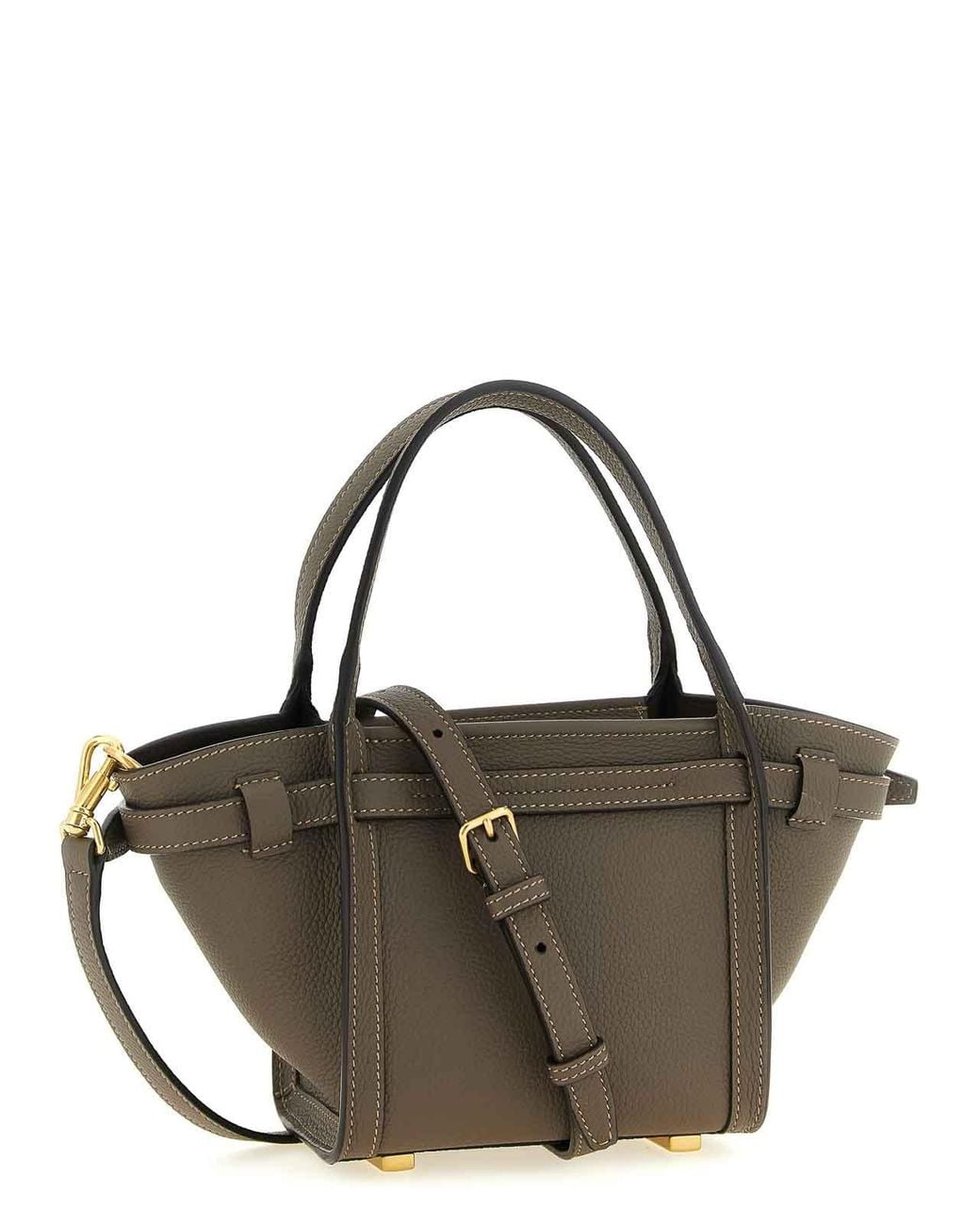 Tod's Metallic Tim' Mini Shopping Bag