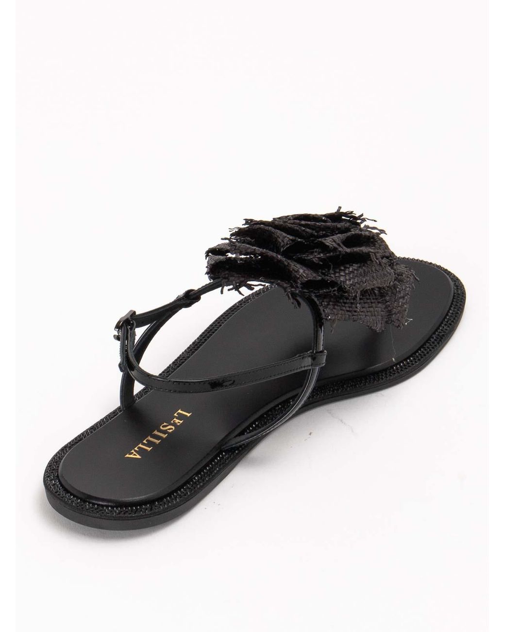 Le Silla Black Sandals