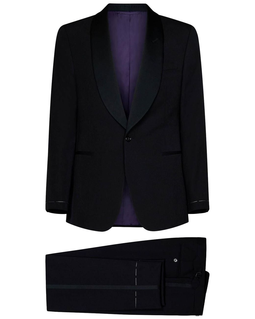 Ralph Lauren Black Cashmere Suit for men