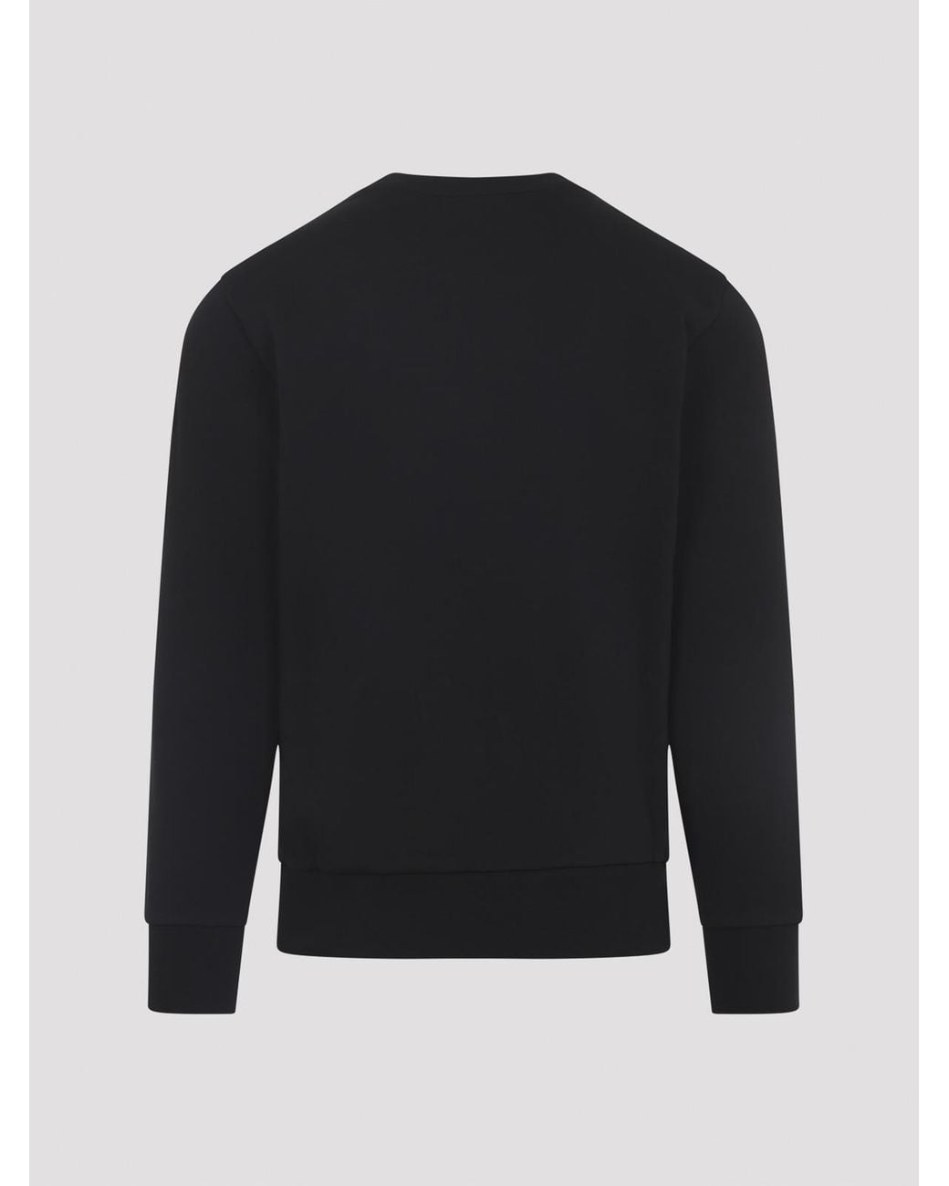 Moncler Black Cotton Sweatshirt for men