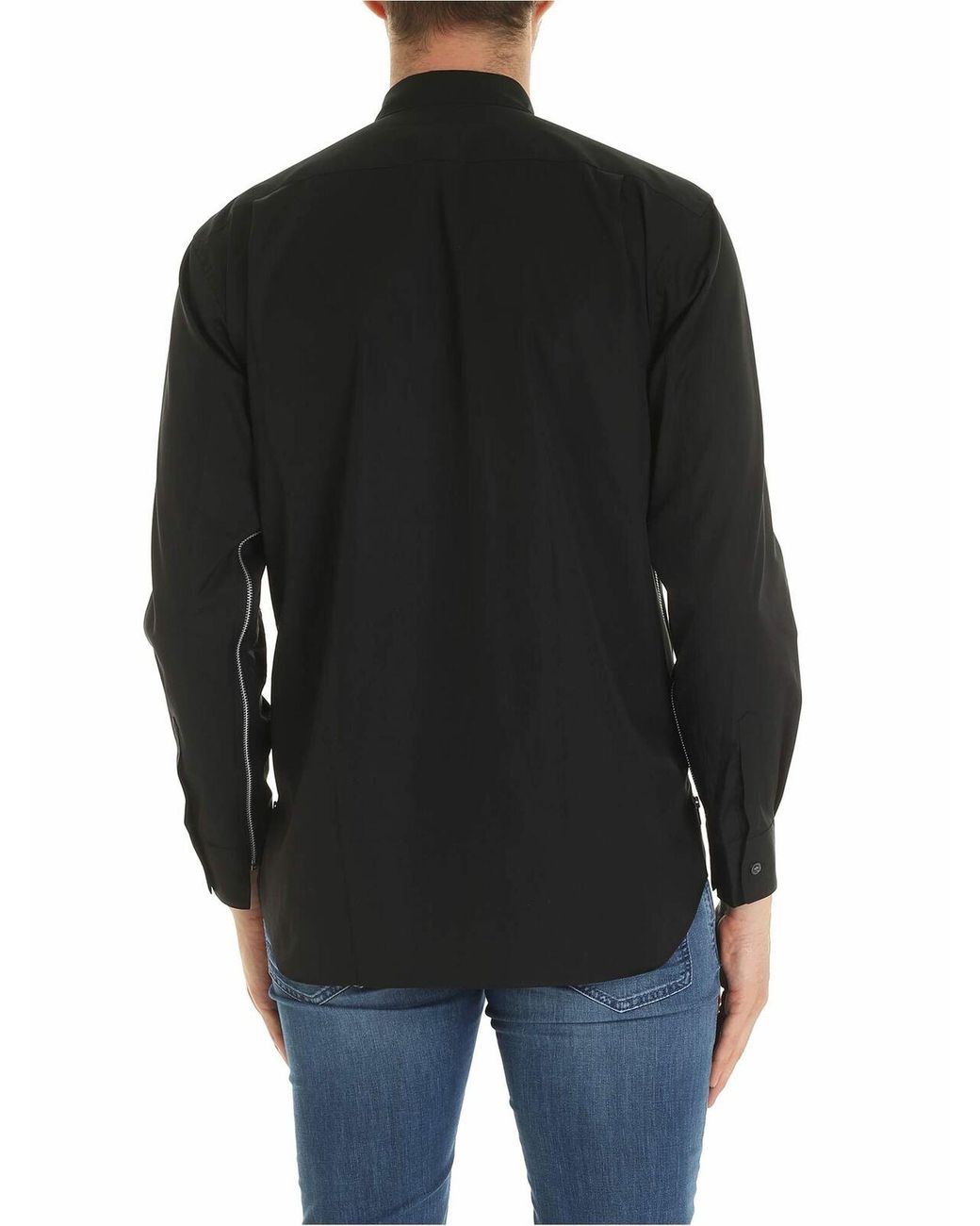 Comme des Garçons Black Side Zip Shirt for men