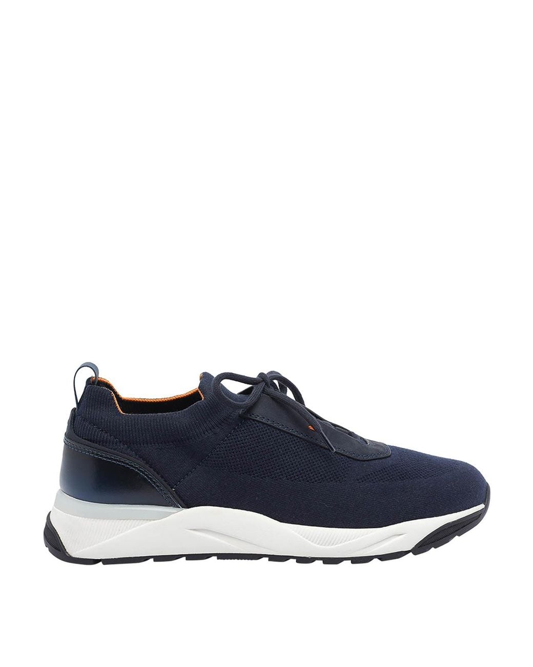 Santoni Blue Flin Sneakers for men